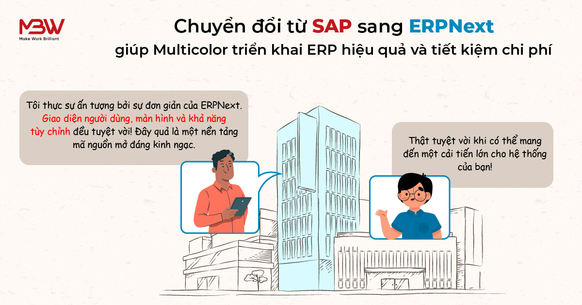 Doanh  nghiệp chuyển đổi từ SAP sang ERPNext