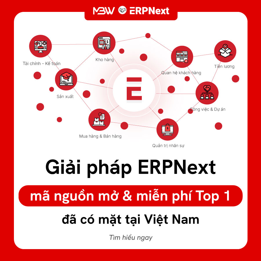 ERPNext là giải pháp ERP mã nguồn mở hàng đầu hiện nay