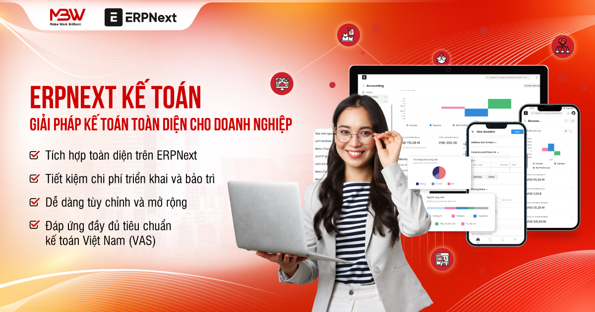 Module kế toán trên ERPNext